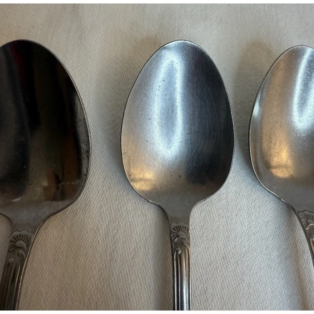 Vintage Utica Stainless Steel‎ Flatware 14 Piece Forks Knifes Spoons Silverware